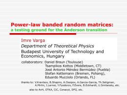 Power-law banded random matrices