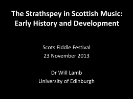 Reeling in the Strathspey: Re-evaluating its Origins
