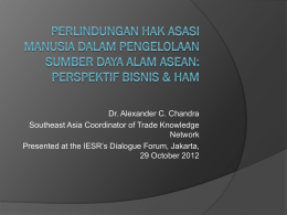 perspektif bisnis & ham