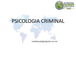 Psicología Forense - Entrevista e Interrogatorio