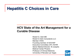 AASLD Talk - Hepatitis C