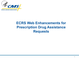 ECRS Web April Release - Spring Conference