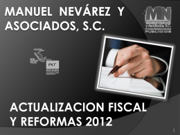 planeacion fiscal - manuel nevarez y asociados