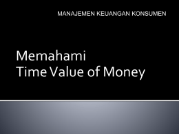 Chapter 4 – konsep nilai waktu uang