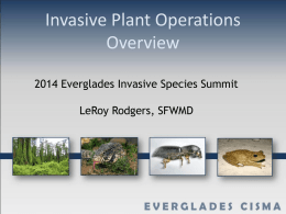 PowerPoint - Everglades Cooperative Invasive Species