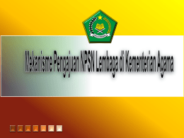 Prosedure Pengajuan NPSN