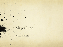 Mayer Line - The Maths Guy in Belgium