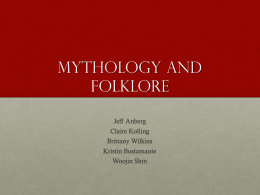 Mythology and folklore