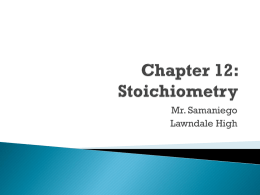 CHE Ch 12 - Lawndale High School
