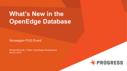 What`s new in OE DB - FTP Directory Listing