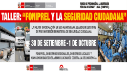 PLAN NACIONAL DE SEGURIDAD CIUDADANA 2013-2018