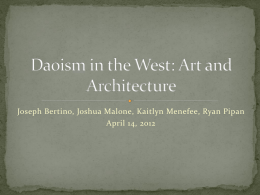Daoism in the West: Art and Architecture