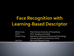 Face Recognition with Learning