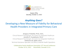 PPAQ - Collaborative Family Healthcare Association