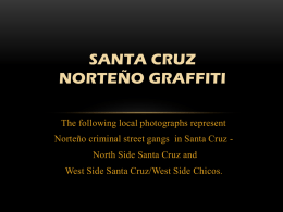 Santa Cruz NorteÑo Graffiti