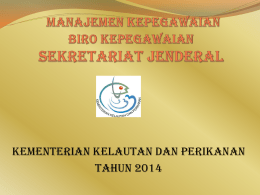 pembinaan kepegawaian ketatausahaan kepegawaian