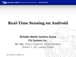 Real-Time Sensing on Android