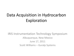 Williams IRIS (Hydrocarbon Industry)
