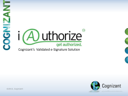 About iAuthorize