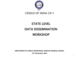 03. presentation on population - Directorate of Census Operation
