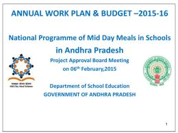 PPT - Mid Day Meal Scheme