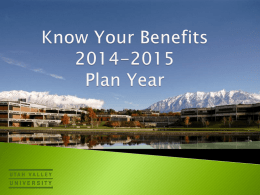 Know Your Benefits Presentation