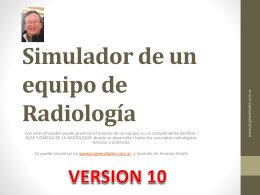 Presentaci&oacute;n de simulador de equipo RX