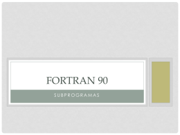 Fortran 4 - Páginas Personales UNAM