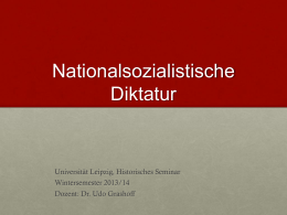 Nationalsozialistische Herrschaft