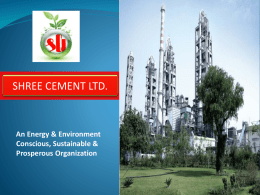 shree cement corporate presentation
