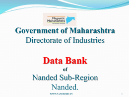 data bank of nanded sub region