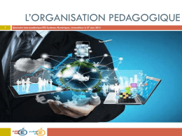 6a organisation pedagogique - Site Sti@ac