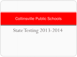 Power Point Slides - Collinsville Public Schools