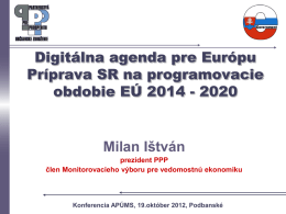 Príprava SR na programovacie obdobie EÚ 2014-2020