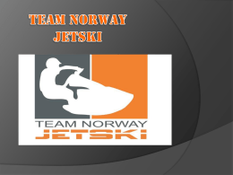 Team Norway Jetski Presentasjon