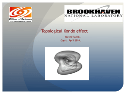 Topological Kondo effect