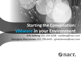 VMware in Your Environment