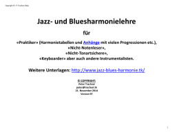 linktext - Jazz Harmonielehre Kurs Unterricht Musik Belp Bern Blues