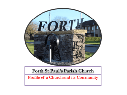 Parish Profile pp - Forth St. Paul`s Parish Church