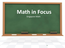 Math in Focus Powerpoint