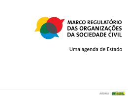 Laís Lopes – Marco Regulatório das Organizações