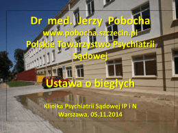 Dr med. Jerzy Pobocha www.pobocha.szczecin.pl Polskie
