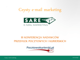Czysty e-mail marketing - SARE