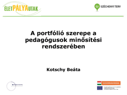 Kotschy Beáta prezentációja ide kattintva tekinthető meg