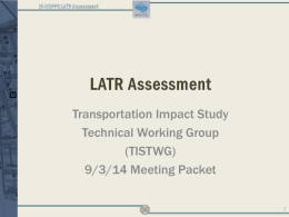 M-NCPPC LATR Assessment - Montgomery County Planning