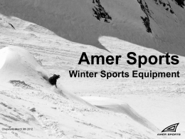 Winter Sports Equipment Board-Meeting