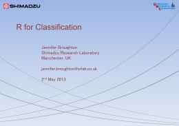 R for Classification