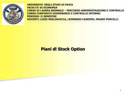 Piani di stock options