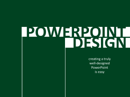 powerpoint design - Wilmington University