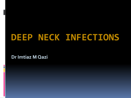 Deep Neck Infections